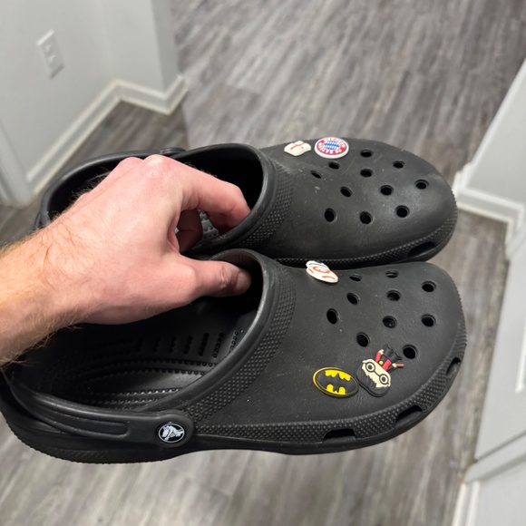 Crocs Size Men's 12, Good condition, Black - Picture 3 of 6
